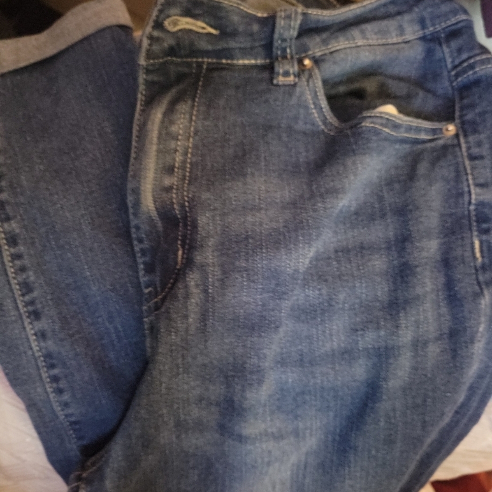 SHEIN Classic Denim Boyfriend Jeans